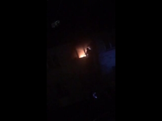 Пожар в квартире на Шавырина 16. Ярославль. 09.04.2018