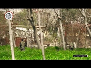 Сирийская армия подбирается к Айн-Терма со стороны огородов (22 марта 2018) :