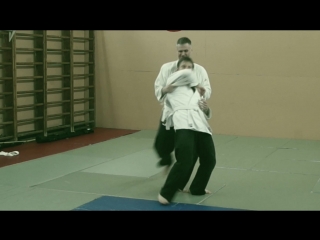 Sinten Ryu Aikijujutsu. Нарезка одной тренировки (не постановка) http://aikisinten.spb.ru/