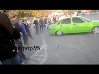 Приора чуть не сбила всех