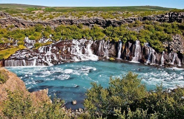 Красоты водопадов Исландии