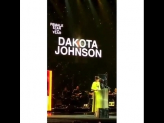 Дакота Джонсон (премия «CinemaCon Big Screen Achievement Awards»/Лас-Вегас)