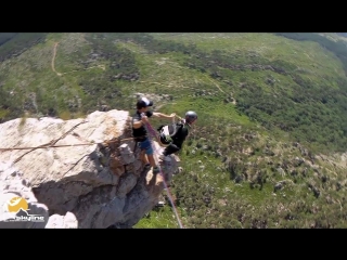 Михаил Shaan-Kaya Rope Jumping with Skyline X-team in Crimea