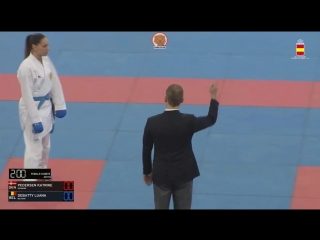 Гвадалахара-2018. Финал в женском кумитэ до 68 кг. Бывает и такое :)