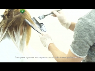 Техника нанесения блондора