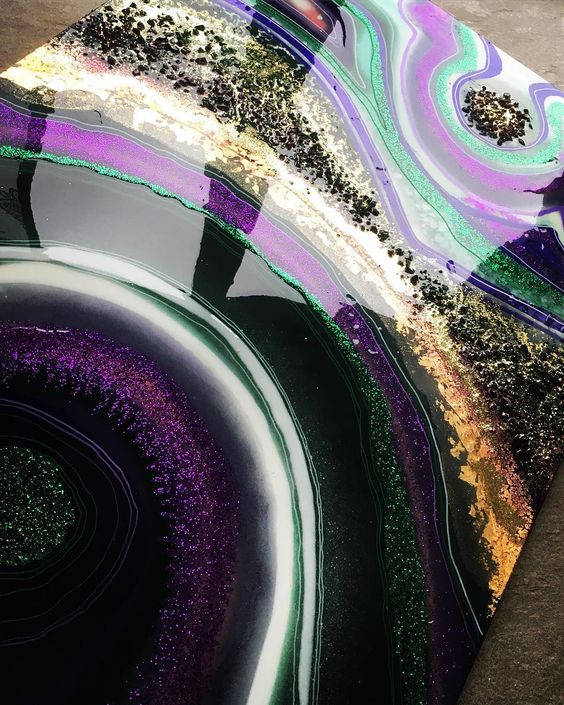 «RESIN ART» РиÑование ÑпокÑидной Ñмолой, ÑоÑо â 8