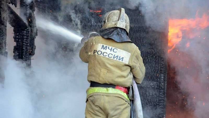 Жилой дом сгорел в Сторожевой
