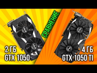 Сравнение GeForce GTX 1050 2GB и GeForce GTX 1050 Ti 4GB в 21 игрe Full HD (1920x1080)