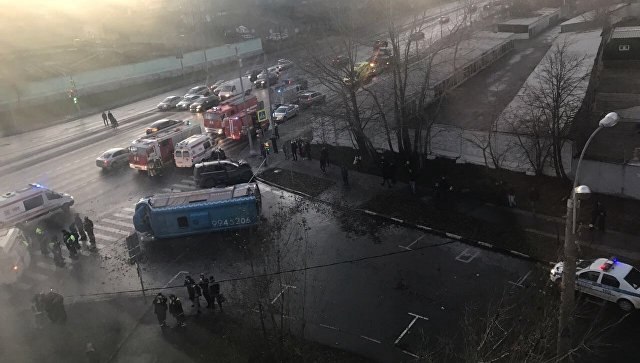 На юго-западе Москвы произошло ДТП