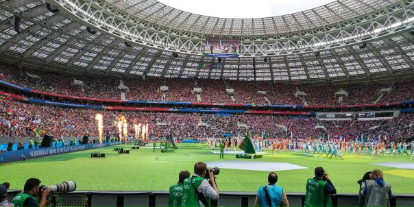 Мы сходили на открытие Чемпионата мира и это было круто! Всех с победой!