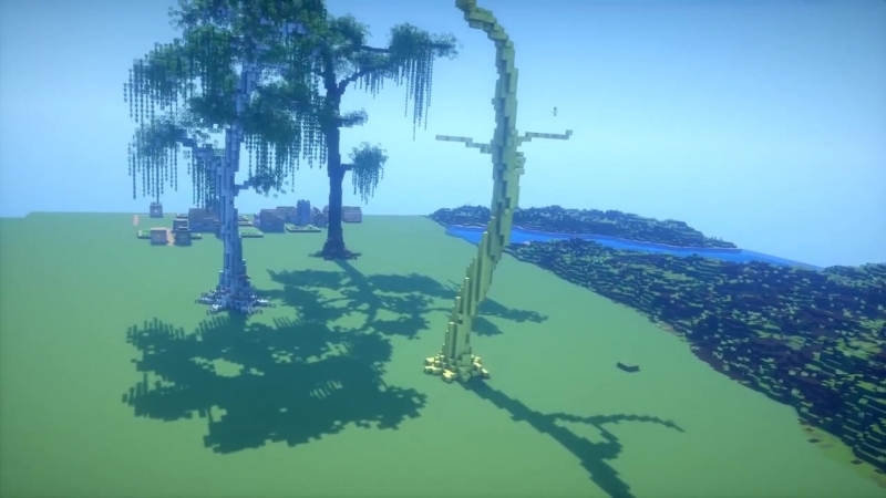 Детализированный MineCraft биом