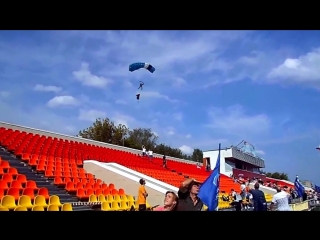 Неудачное приземление на показухе