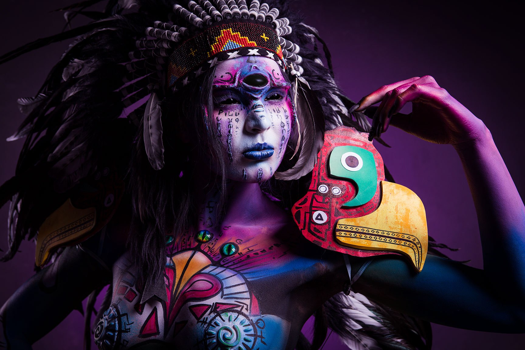 BODY ART - роспись красками для аэрографии Exmix