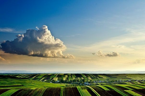 Вид на деревню Моара, Румыния