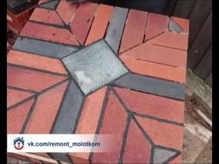 Красивая кладка столба из кирпича😊👌