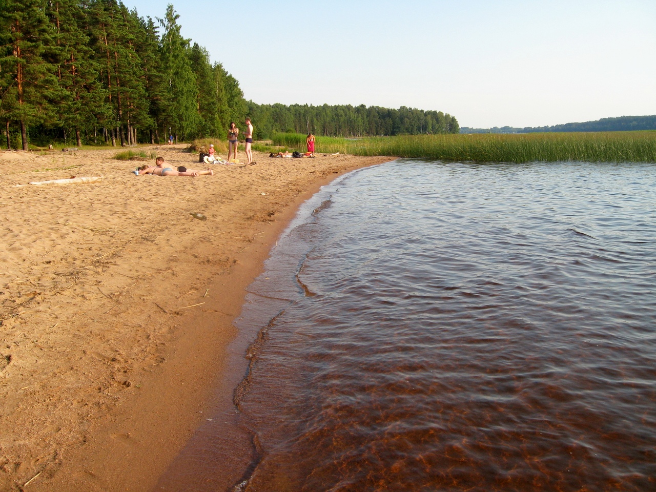 Озеро пляж фото