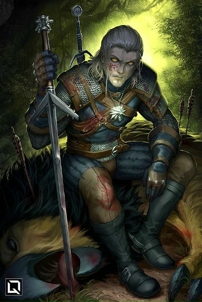 #TheWitcher White Wolf by #DrakeTsui