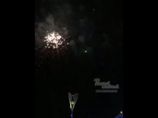 Праздничный салют на Театральной площади 15.7.2018 Ростов-на-Дону Главный