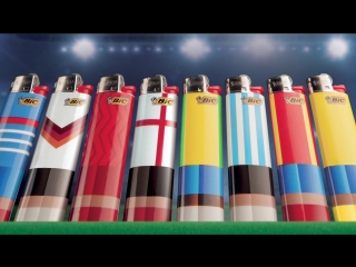 Кейс: лимитированная «футбольная» серия зажигалок BIC