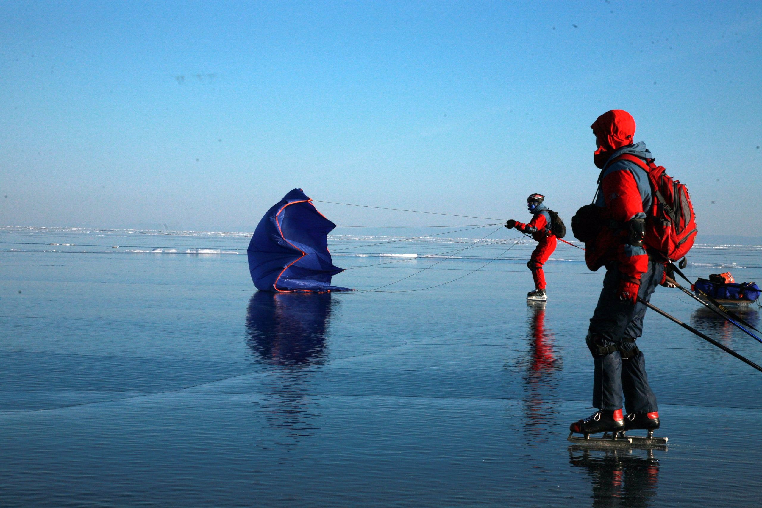 2014 - Коньковый поход по байкалу фирмы ВЕК часть I 