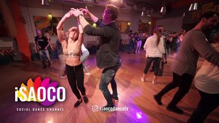 Sergey Bobkov and Aleksandra Strizhko Salsa Dancing in Respublica Vosmera, Monday 30.04.2018