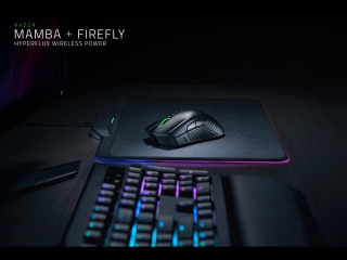 Razer Mamba HyperFlux и коврик Razer Firefly HyperFlux