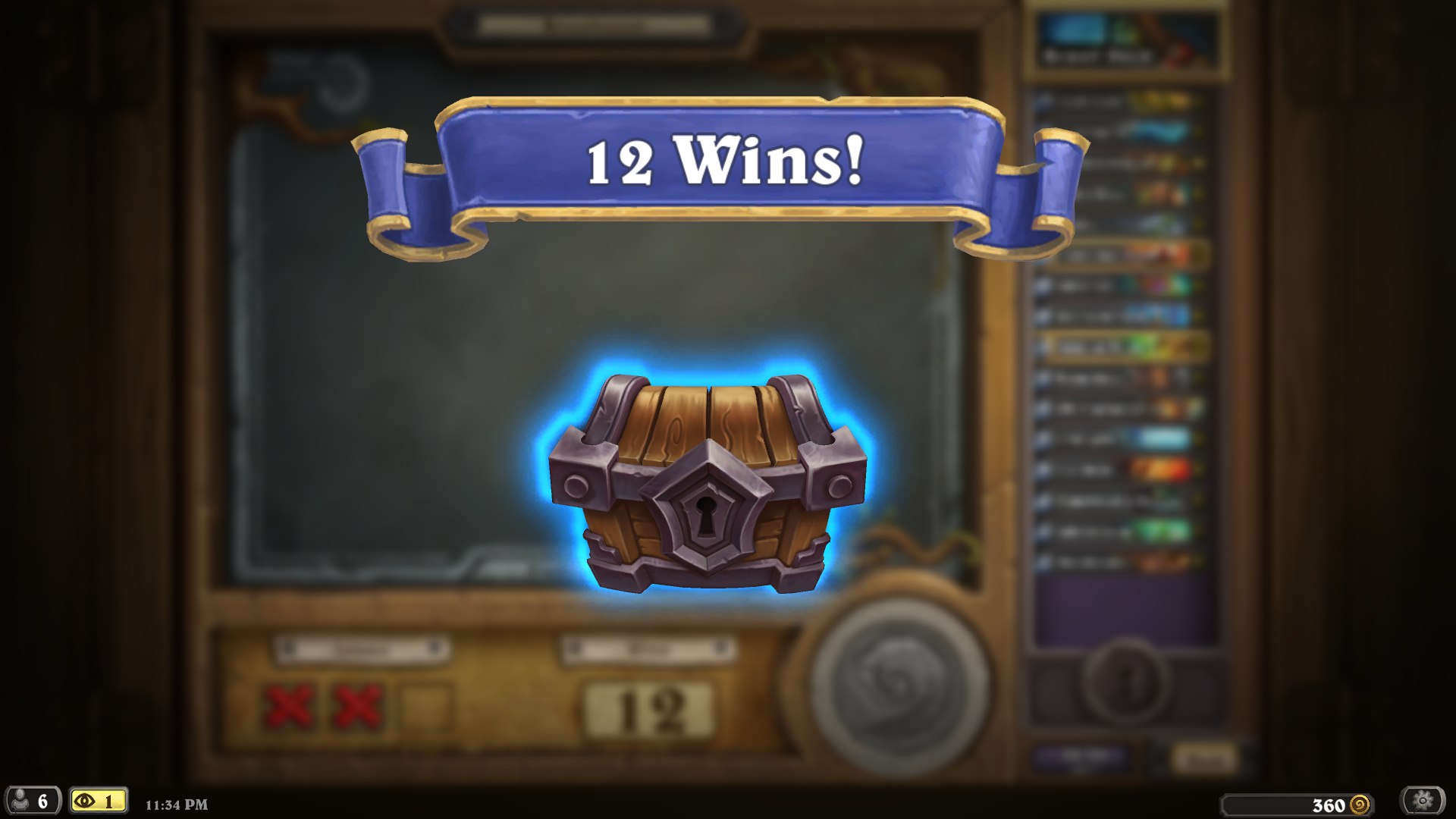 12 wins