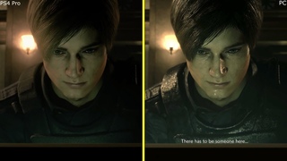 Resident Evil 2 Remake PC vs PS4 Pro 4K Early Graphics Comparison