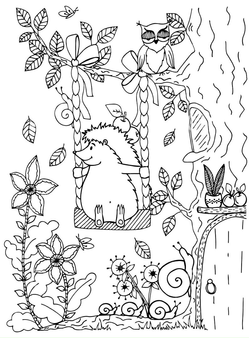 Tổng hợp mẫu tranh tô màu trường mầm non đẹp nhất cho bé