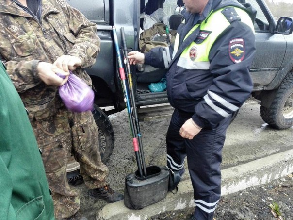 В Усть-Илимске полицейские выявляют нарушителей правил рыболовства