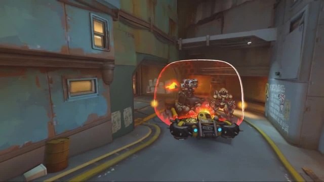 Overwatch Orisa and Bastion
