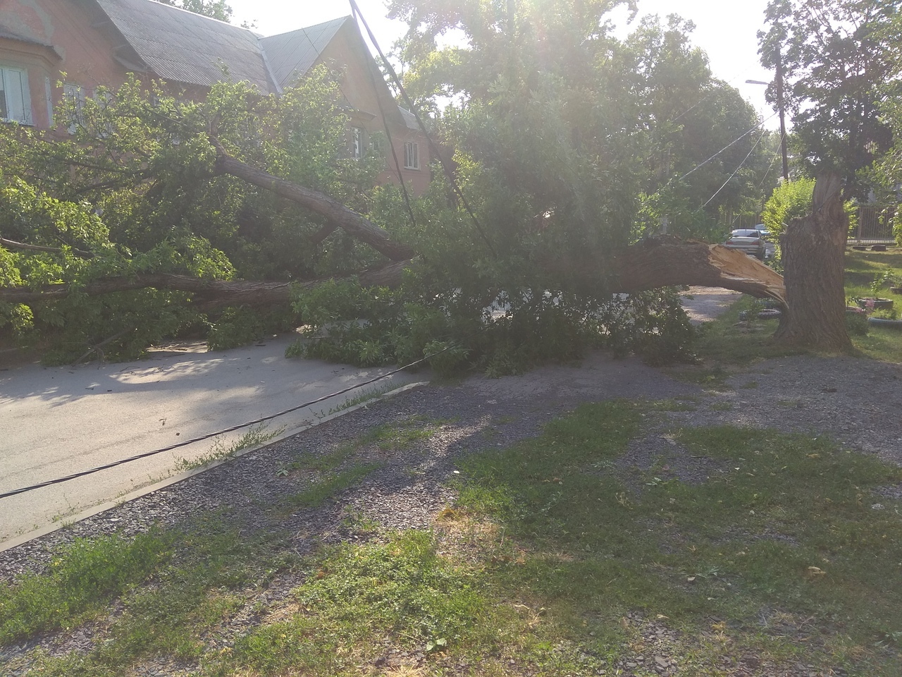 В Таганроге стихия нанесла урон в разных районах города