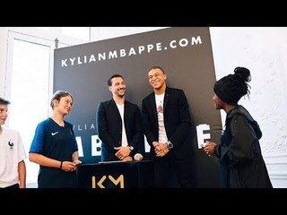 Kylian Mbappe Launch his own website