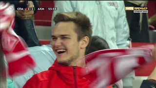 Спартак - Ахмат. 1:1. Георгий Джикия, Российская Премьер-Лига, 7 тур 16.09.2018