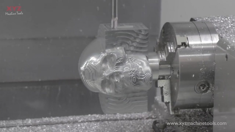 CNC Machining a Skull - 5-Axis