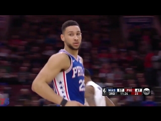 Ben Simmons | Highlights vs. Wizards (02.06.18) 15 Pts, 8 Asts, 6 Rebs, 3 Stl, 1 Blk