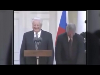 Пьяный Ельцин танцует и поёт. Самая полная подборка! Редкие кадры!!!!
