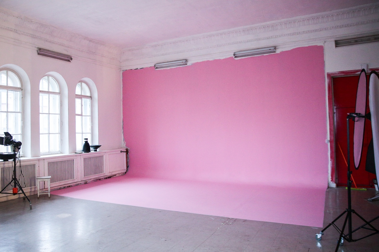 Розовая циклорама в Distudio! 28.11.2018