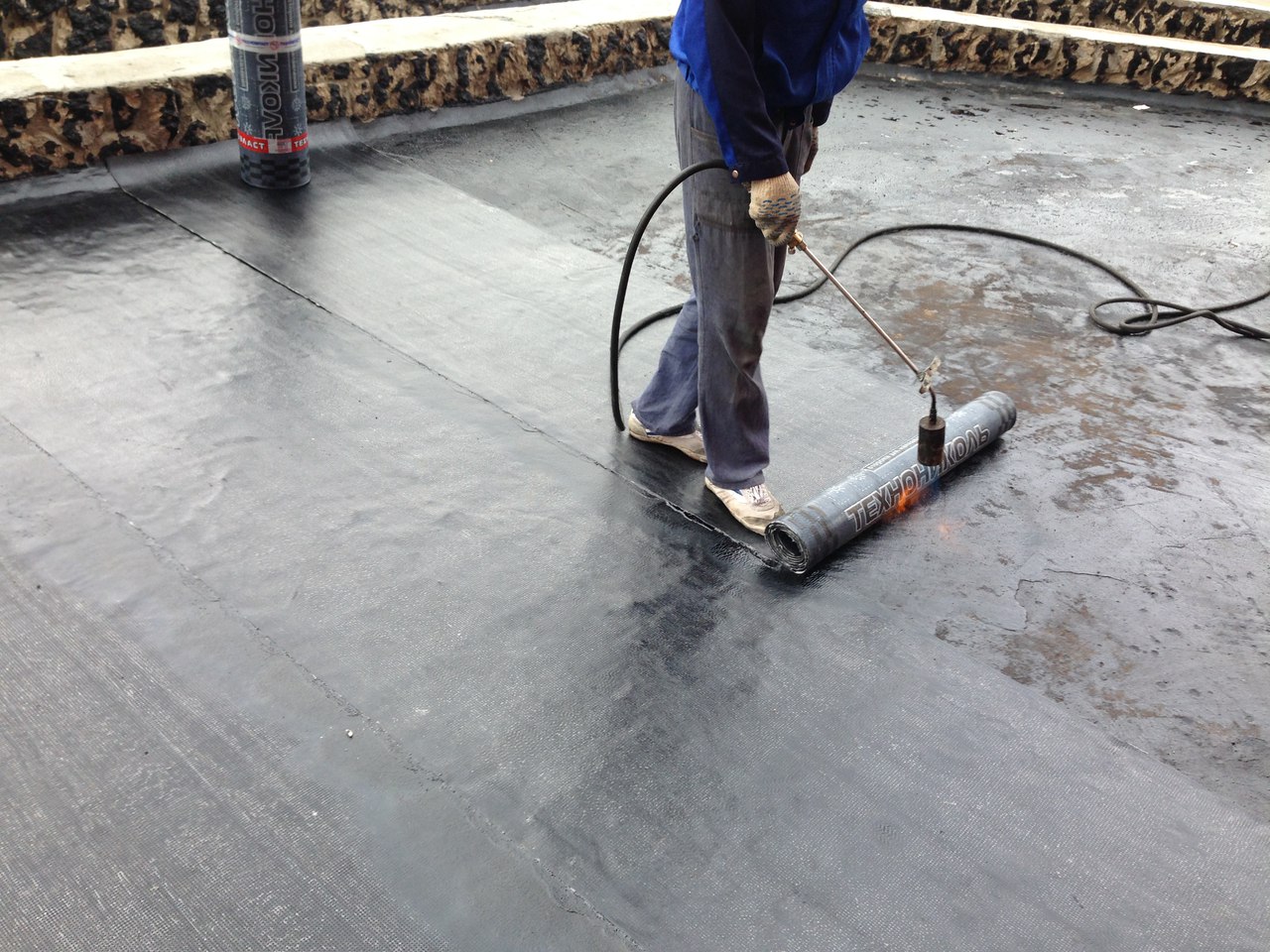 Вир технология ремонта мягкой кровли