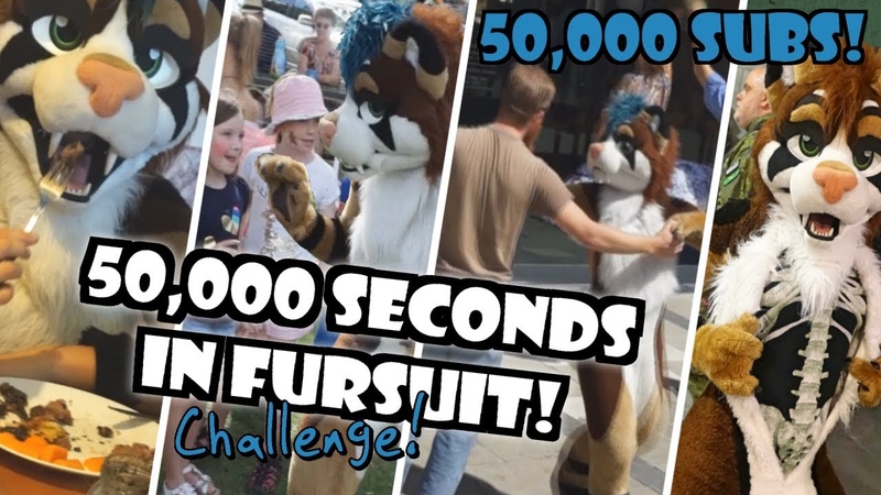 50,000 SECONDS IN FURSUIT! 0.0