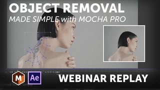 Mocha Pro Webinar Replay: Object Removal Made Simple