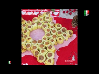 Stella di Natale con i würstel_Рождественская звезда с сосисками