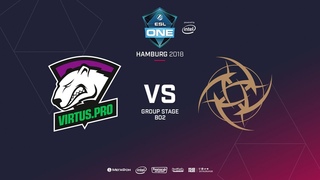 Virtus.pro vs Ninjas In Pyjamas - Game 2, Group B - ESL One Hamburg 2018