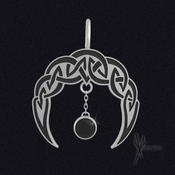 Эскиз тату лунница оберег