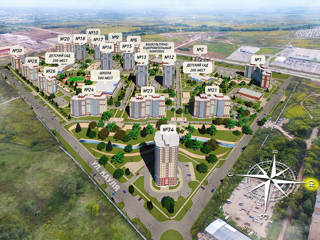 Мкрн Юго-Восточный Тула от застройщика