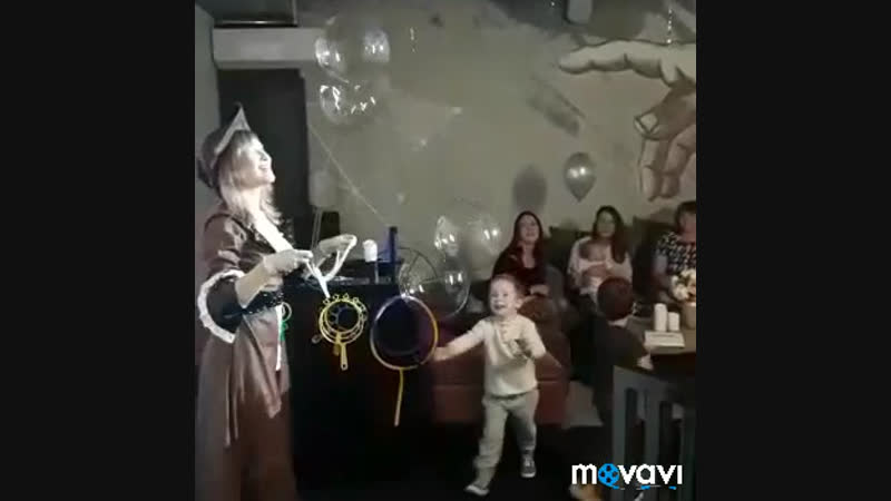 Шоу мыльных пузырей Алины Гельд
