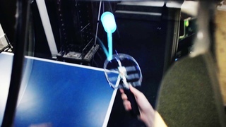 Leap Motion Table Tennis in Augmented Reality