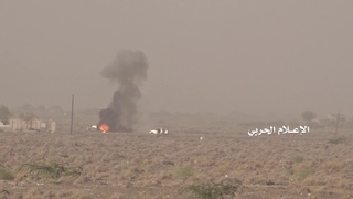 الساحل الغربي - استهداف طقم محمل افراد بصار