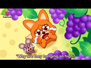 The Fox and the Grapes Aesops Fables Pinkfong Story Time for Children