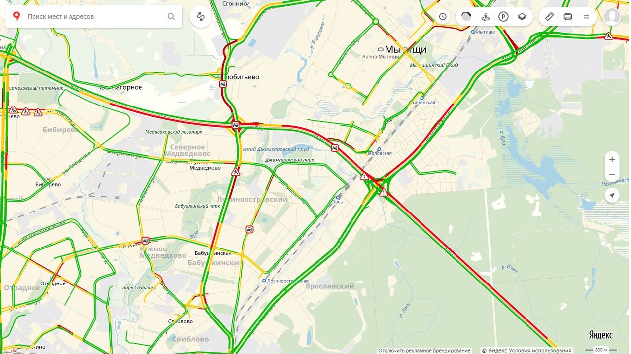 План развязки белая дача